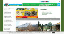 Desktop Screenshot of isgreenhouses.co.uk