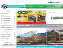 Tablet Screenshot of isgreenhouses.co.uk